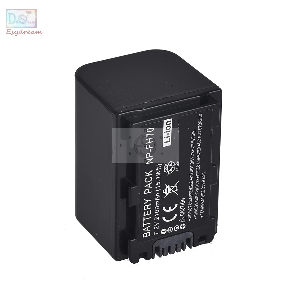 FH70 NP-FH70 2100 мАч батарея для SONY HDR-UX5E HDR-HC7E HDR-HC5E DCR-SR300E DCR-SR42E PM098 | Электроника