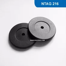 Rt35mm ABS RFID Маркер тегов, NFC метки Диска Для NFC мобильного телефона tag ISO14443A 13.56 мГц 888 байт ntag 216 чип