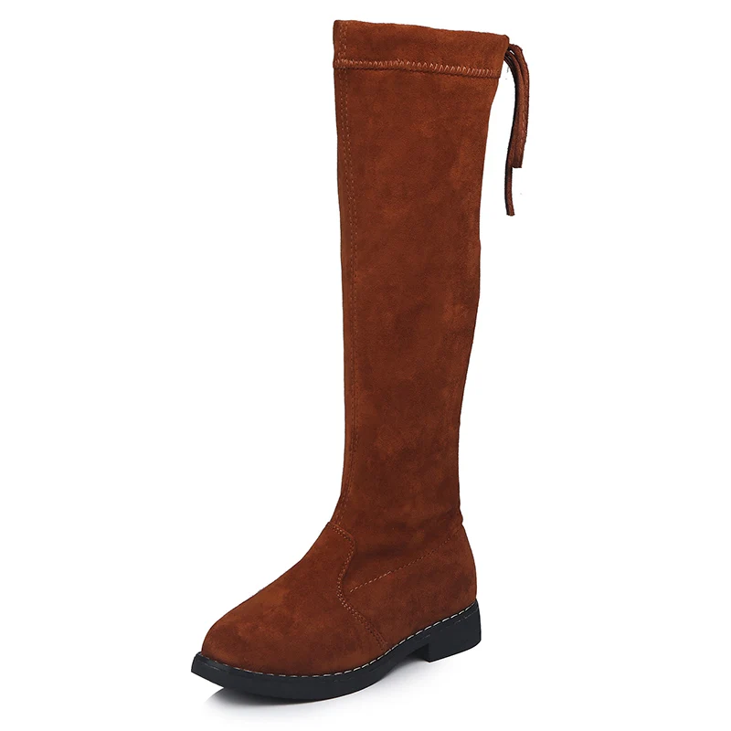 Alta com as Meninas de Pele Sapatas dos Miúdos Botas para Meninas Outono Inverno Meninas Botas Crianças Bota Princesa Over-the-knee Vestido Moda 6 Com As Meninas De Pele Princesa Over-the-knee