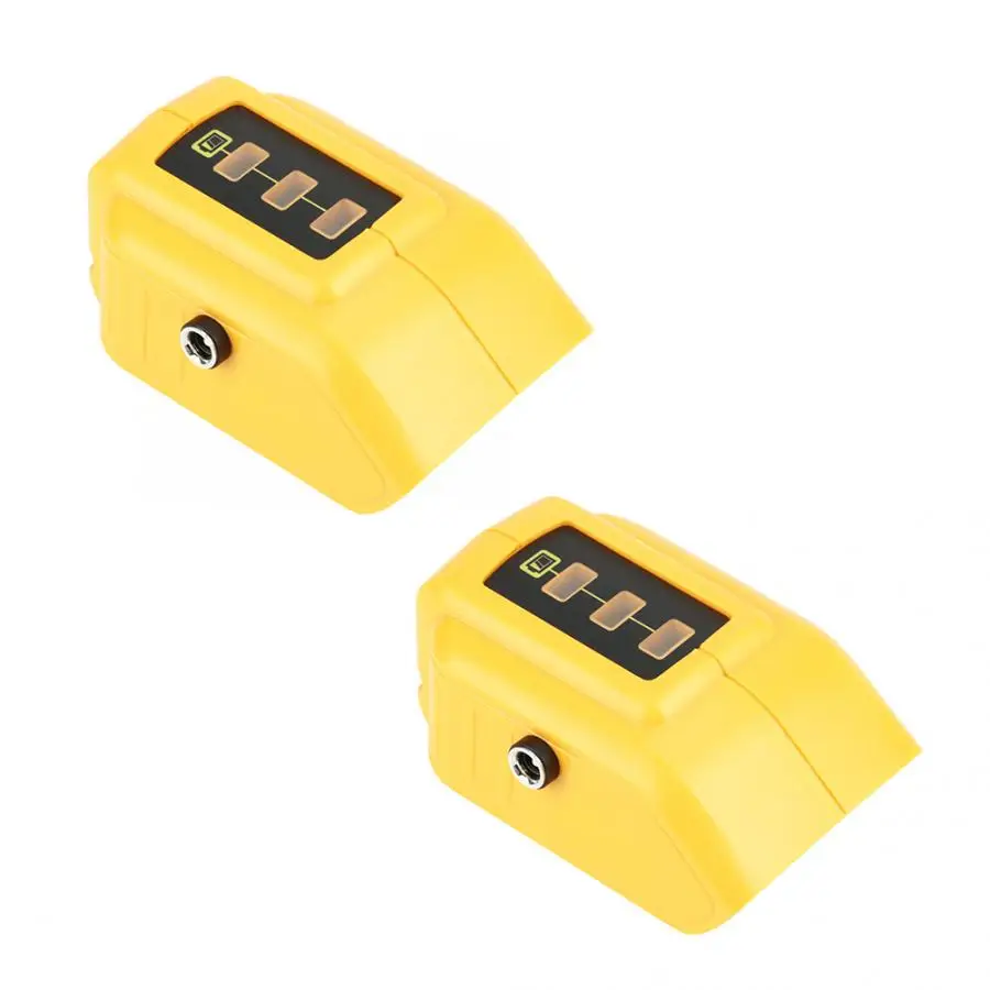 

2pcs DCB090 USB Mobile Charger Adapter with 5V 1A/2.1A 12V 1A Output Port for Slide Battery new