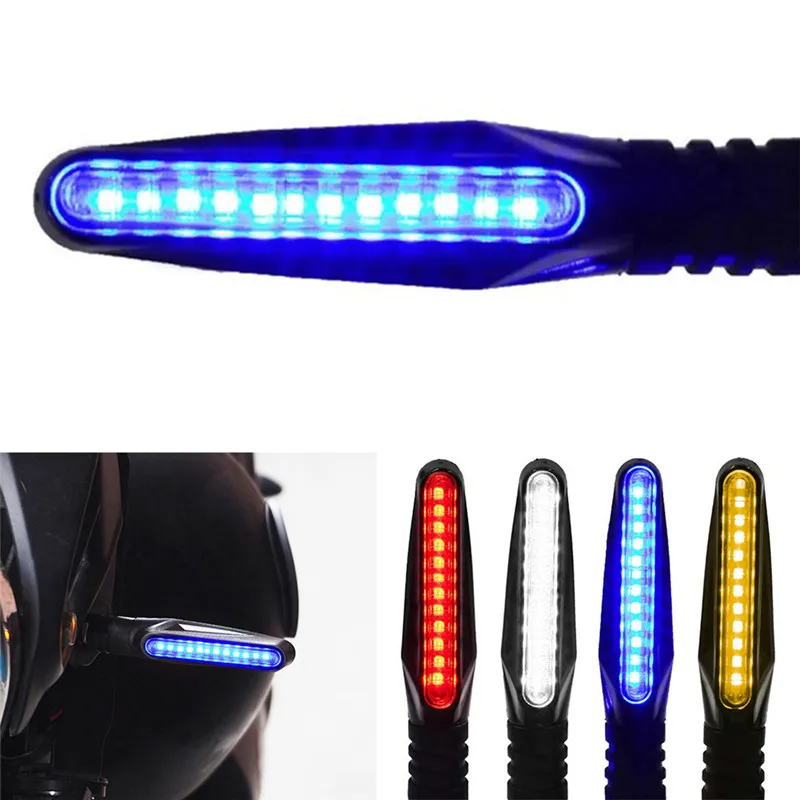 

1Pcs Universal Motorcycle Motorbike LED Turn Signal Indicator Light Amber For Brake Signal Indicators Running Lights