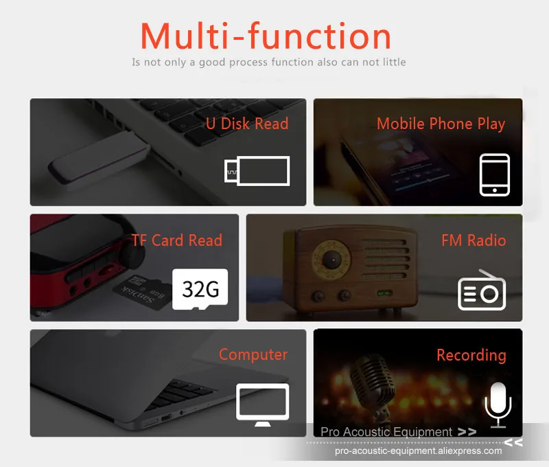 Голосовой усилитель, Мегафон, усилитель микрофона, мини портативный динамик, поддержка USB, TF карта, fm-радио для учителя, гид, акция