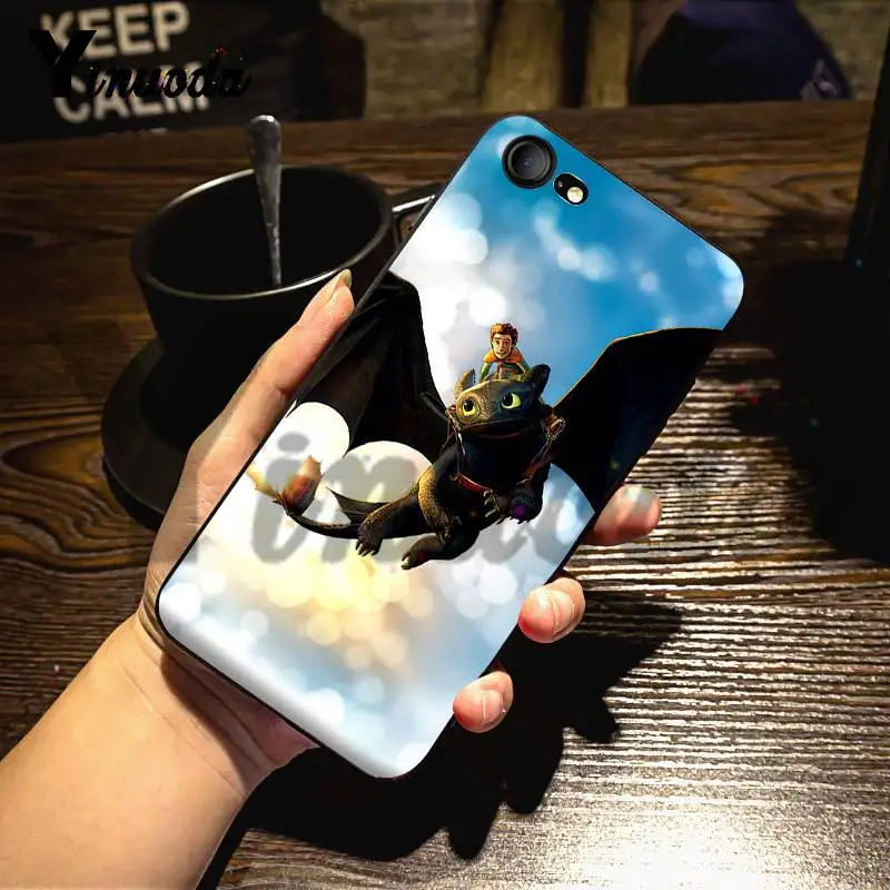 Yinuoda For iphone 7 6 X Case toothless How To Train Your Dragon Phone Accessories Case for iPhone 7 X 6 6S 8 Plus 5 XS XR