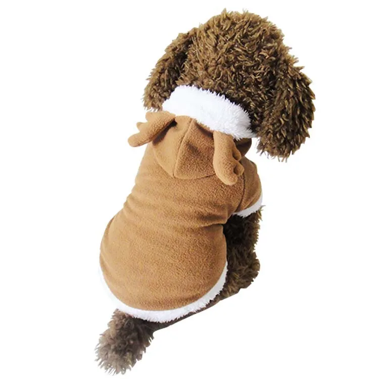 Retail Cute Elk Style Pet dogs Cos coat Free Shipping Dogs Clothes new