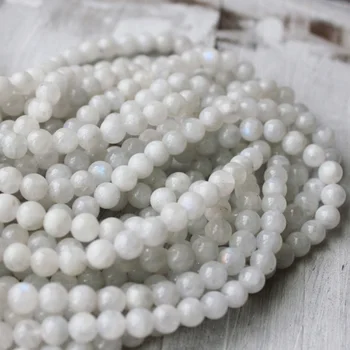

2017 Direct Selling Sale 6mm Moonstone Ab Quality Semi Precious Stone Mala Bead Supply Genuine Smooth Glossy Round Beads