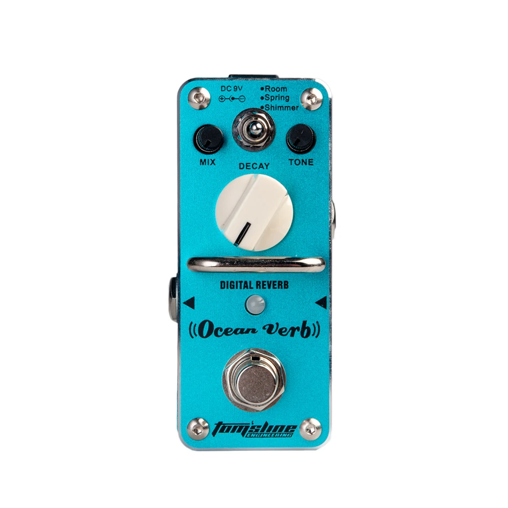 

AROMA AOV-3 Guitar Pedal Ocean Verb Digital Reverb Electric Guitar Effect Pedal Mini Single Effect With True Bypass Guitar Parts
