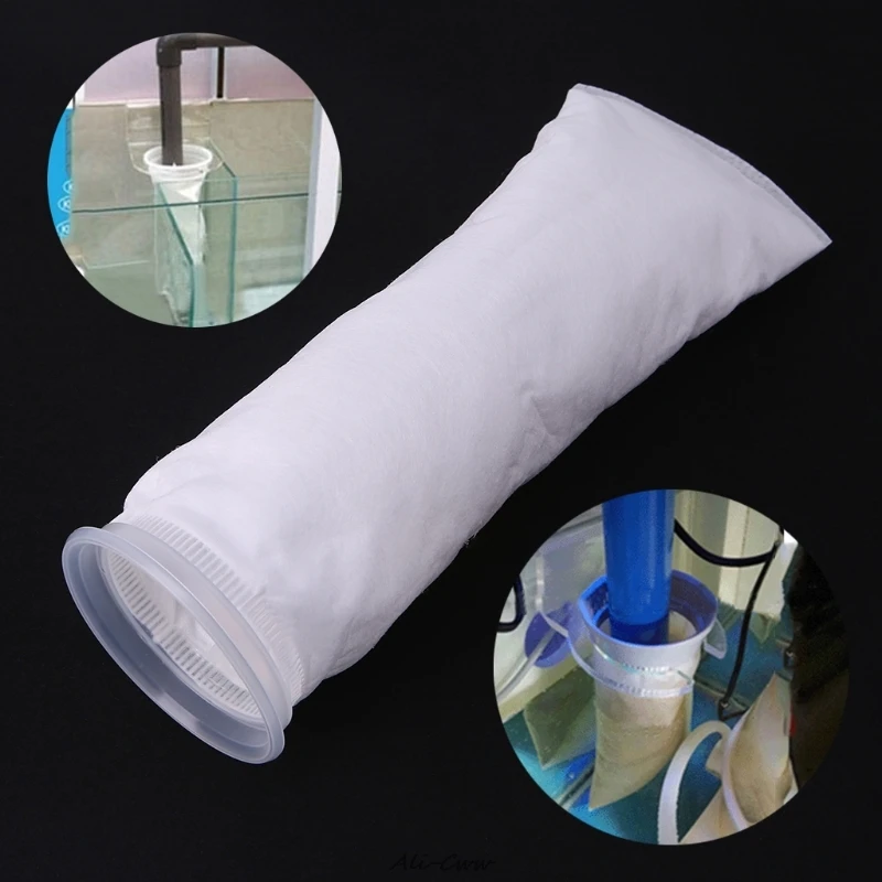 

Fish Tank Filter Mesh Bag Easy Light Weight Aquarium Filter Socks 105*380mm