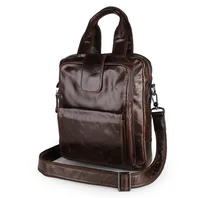 Maxdo Vintage Cowhide Man Briefcase Portfolio Genuine Leather Men Messenger Bags Handbags #M7266