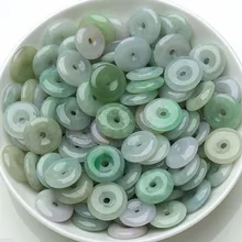 20 шт текстура натуральный сорт Жадеит Большой Круг свободные бусины