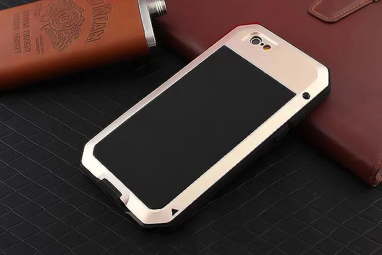 Apple iPhone 6 7 Plus X 4S 5S SEケース用アルミメタル防水ショックプルーフDoom Rugged Armorカバーケースfor iP 6 6S 8 Plus