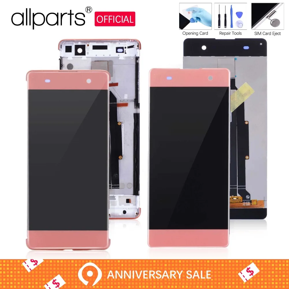 

5.0'' ORIGINAL Display For SONY Xperia XA LCD Touch Screen With Frame F3111 F3112 F3113 LCD For SONY Xperia XA LCD Replacement