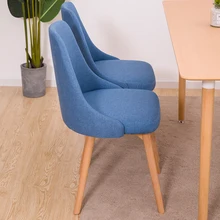 Твердый деревянный обеденный стул простой современный спинка креативный макияж туалетный стул офисное кресло для отдыха