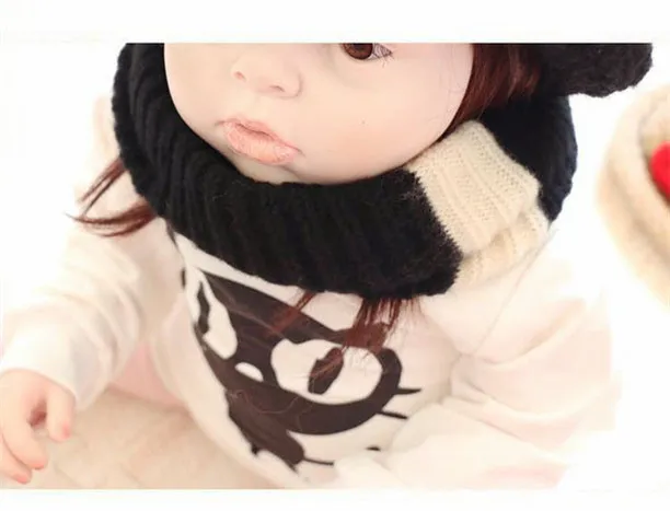 New Korean Version Of Baby Scarf Autumn And Winter Boys And Girls Baby Soft 11 Colors Matching Warm Wool  Wild  Scarf GCG74 (4)