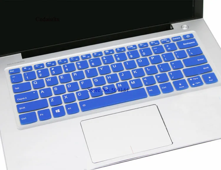 14-дюймовый ноутбук Клавиатура Защитная крышка Защитная пленка для lenovo ideapad 320 320S yoga 520 520s 720s 720S-14IKB 520-14isk - Цвет: Blue