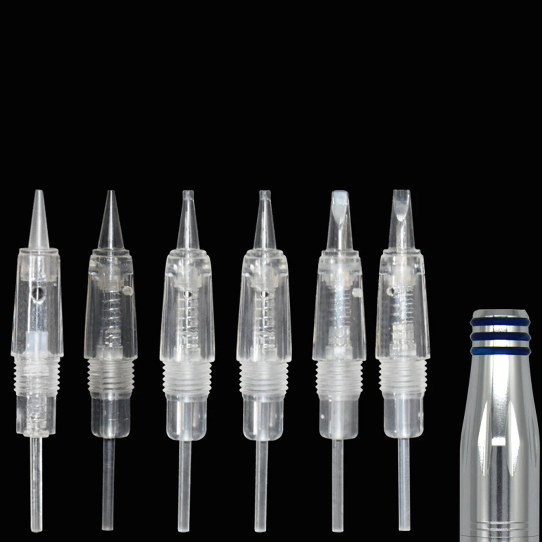 

Disposable Screw Eyebrow Eyelash Eyeliner Lip Face Tattoo Needles Cartridge Microblading Pen Permanent Makeup Machine Accessory
