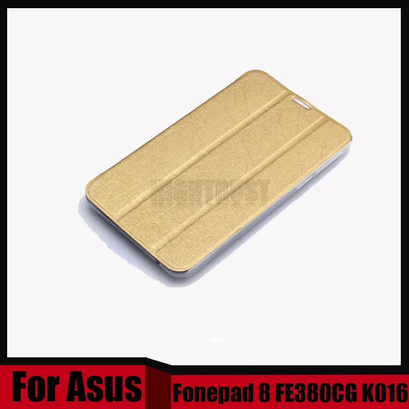 

3 in 1 For ASUS Fonepad 8 FE380CG FE380 FE8030CXG K016 8'' tablet Pu leather cover case + stylus + Screen Film
