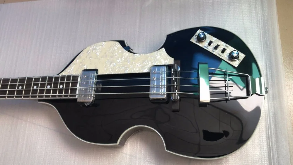 black-Hofner-bass-guitar-BEST-workmanship-free-shipping