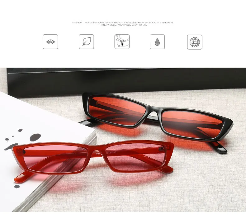 OWL Pouch American Classic Retro Classy Square Frame Unisex Sunglasses