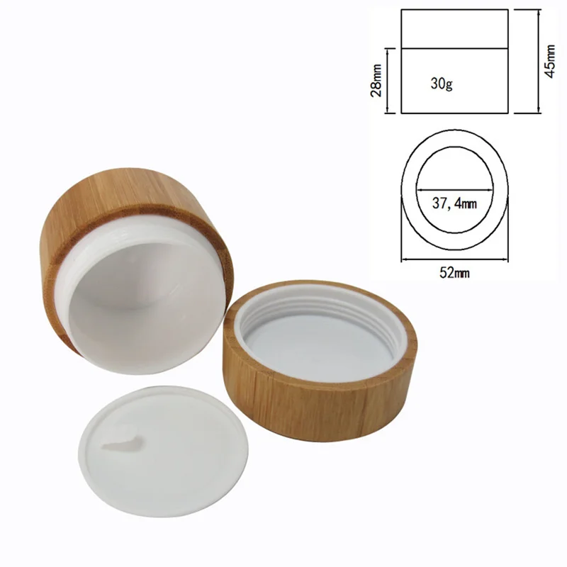 Download 30g bamboo container Plastic wood Cream Jar, cream jars ...