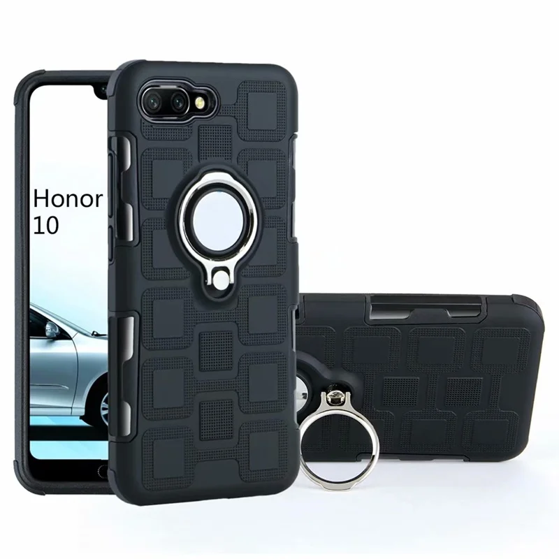 Чехол для Huawei Honor 10 чехол honor с кольцом подставкой на палец магнитный мягкий из ТПУ