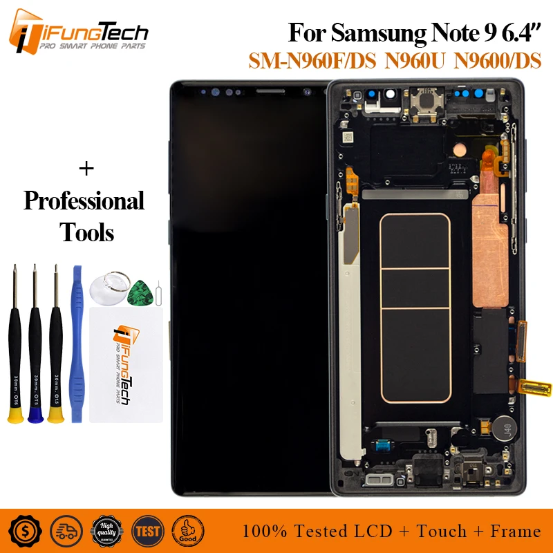 

For Samsung Galaxy Note 9 N960 LCD Display Touch Screen Digitizer Assembly 6.4" For Samsung N960F N960D N960DS lcd