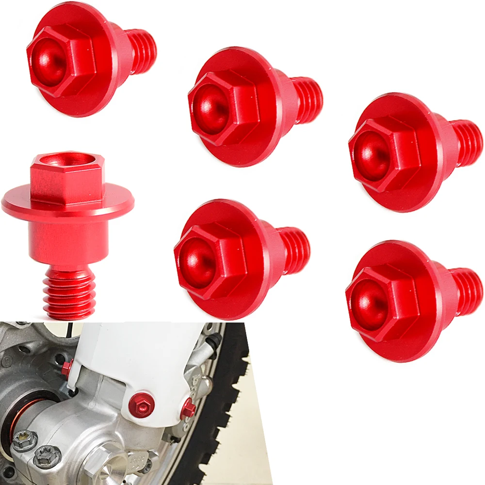 Болты для передней вилки Honda CR 125R 250R CRF250R CRF250X CRF450R CRF450X CRF450RX CRF250L/M CRF 250 RALLY 450R XR