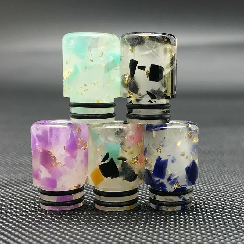

10PCS Luminous Resin 510 Drip Tip for e-Cigarette 510 Atomizer Fit Vaporesso SKRR S-MINI Tank ETC