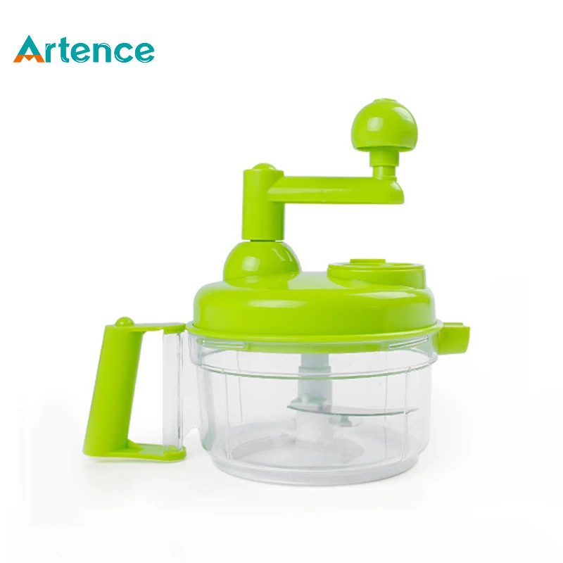Multifunctional Manual Food Processor For Meat Vegetable 3 Blades Egg Separator Convenient Blender Mixer Food Grinder Chopper
