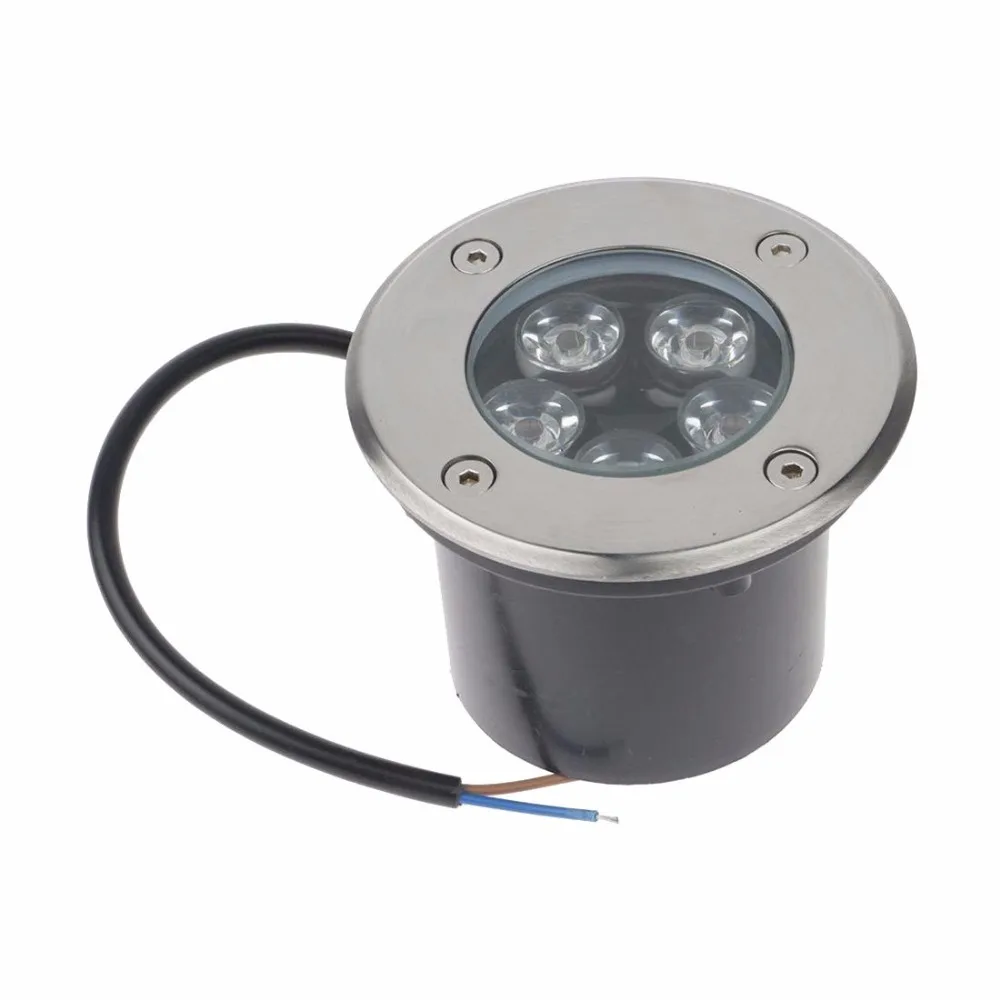 12V LED Underground Light Lamp 24V DC Outdoor Garden Inground Lamp 3W RGB Recessed Floor Landscape Spot Lights 220V 110V IP67 led underground light