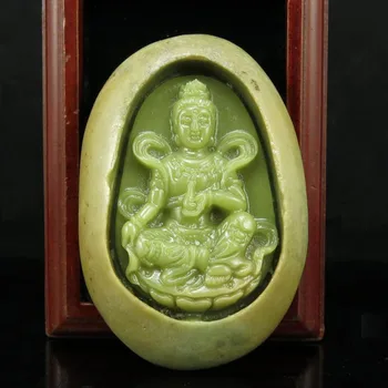 

Wholesale 1X Guanyin Fluorite Pendant Necklace Random