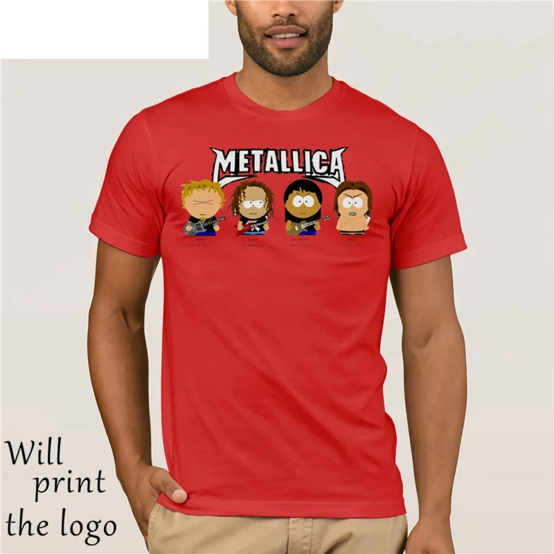 band T-shirt Men Clothing 100% cotton new brand-Clothing T-Shirts South park band T-shirt Men Clothing 100% cotton new brand-Clothing T-Shirts South park
