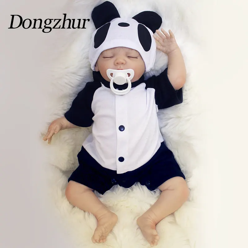 

Dongzhur 18 Inch Silicone Reborn Baby Doll Toys Simulate Girl Boy Baby Toddler Dolls Handmade Adorable Lifelike Boneca Babies