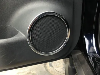 

Free Shipping Car Sticker Chromed Inner Horn Loudspeaker Cover Trim For Nissan Qashqai J11 2015