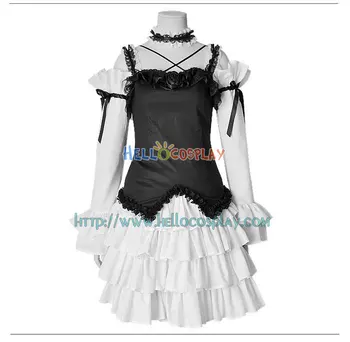 

Vocaloid Cosplay Kagamine Rin Cosplay Black Dress H008
