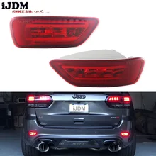 IJDM coche LED para parachoques para Jeep marcador Reflector luces para 2011-Jeep Grand Cherokee WK2 brújula y Dodge antiniebla trasera la cola/freno