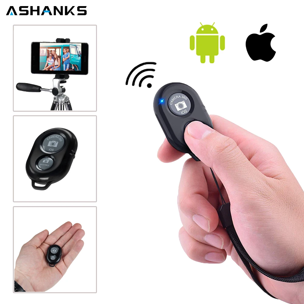 

Bluetooth Remote Controller for Phone Shutter Release Button Selfie Accessories Camera Adapter for Photography Photo IOS Android