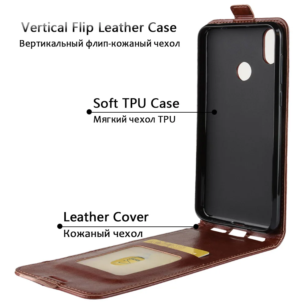 JONSNOW Flip Leather Case for Cubot P20 Phone Cover 6.18&quot Protective with Card Slot | Мобильные телефоны и аксессуары