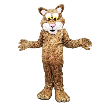 

Leopard Tiger Mascot Costumes Cosplay Real Photo Free Shipping Long Hair Langteng (tm) 2019New