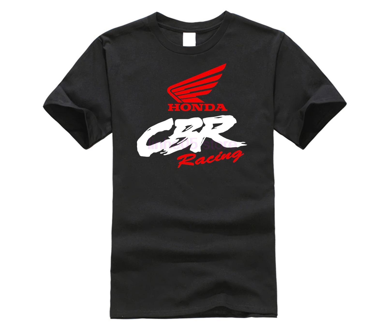 

2019 Hot sale Fashion Japanese Car CBR Motorcycle printed Logo Black T-Shirt Size S - 5XL Tee shirt