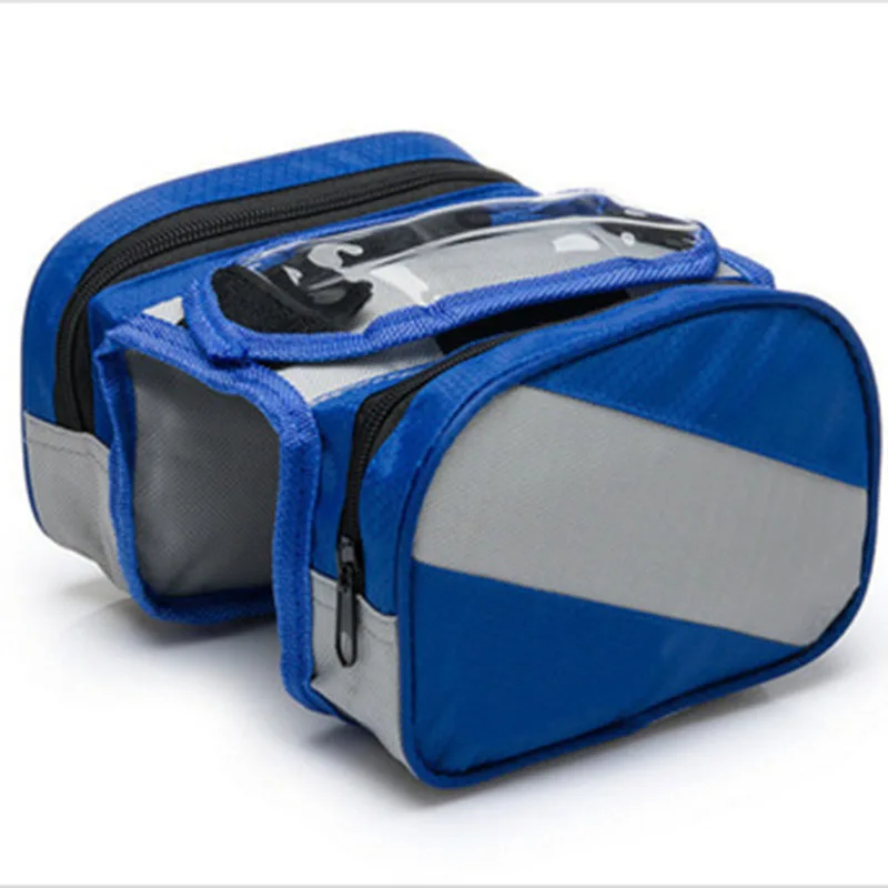 

Bicycle girder bag touch screen mobile phone bag mountainous bicycle saddle bag on the front beam bag bicycle accessories packag