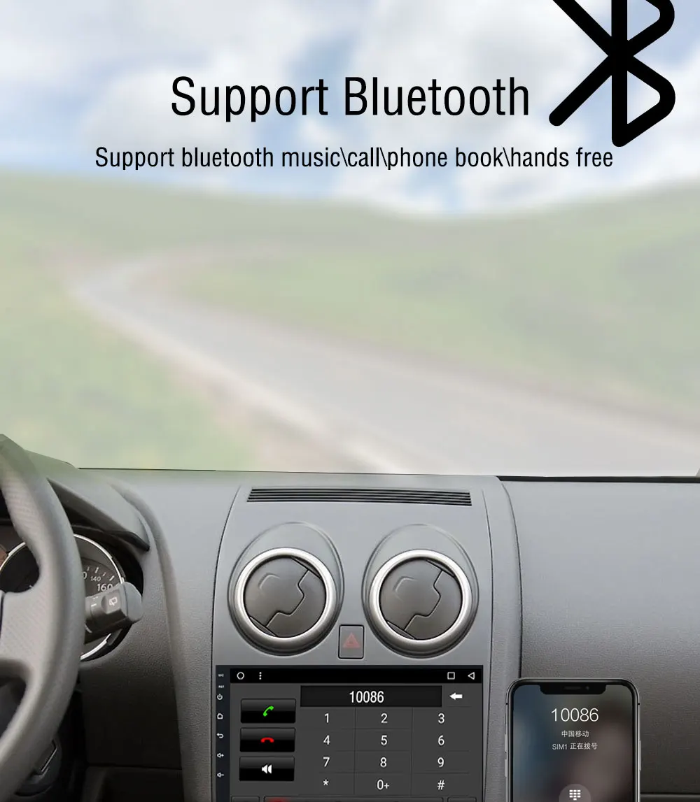 Discount 2 Din Android 8.1 Car Radio For Nissan Qashqai 2007 2008 2009 2010 2011 2012 2013 GPS Navigation 8 Core Car Autoradio Head Unit 7