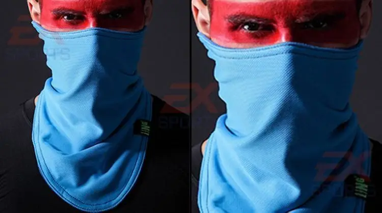 50 шт. чистый цвет походные шарфы полная лицевая маска шпон двойная печать рисунка хан издание Лыжная маска теплая