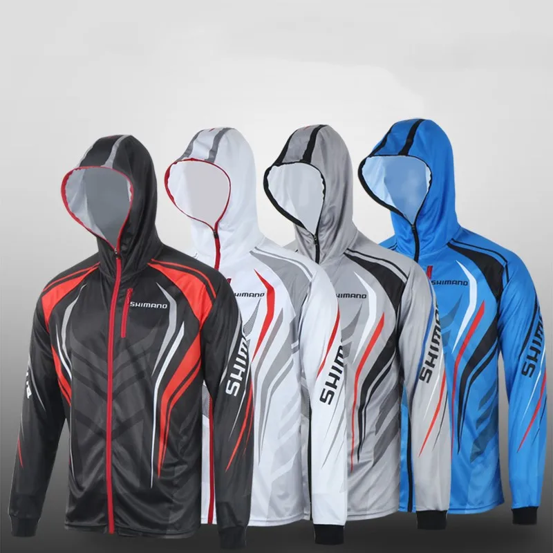 

2018 NEW SHIMANO Fishing clothes Cold sensation Ultrathin summer Sunscreen Breathable Quick dry Anti-UV SHIMANOS Free shipping