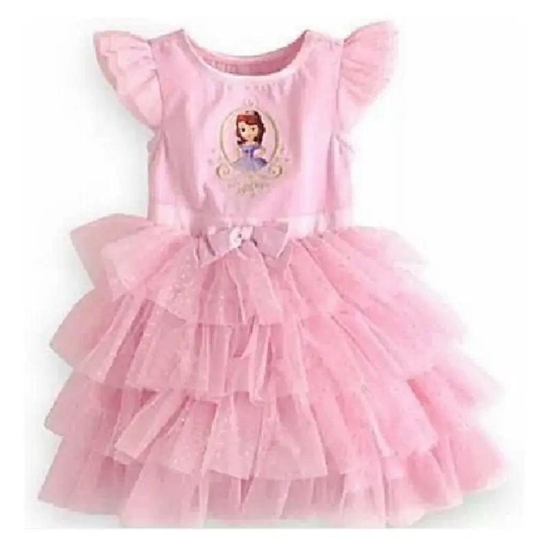 

Summer Cute Vestido Minnie Princesa Sofia Girls' Dresses Infant Party Dresses Kids Clothes Children's Clothing Baby Girls Dress