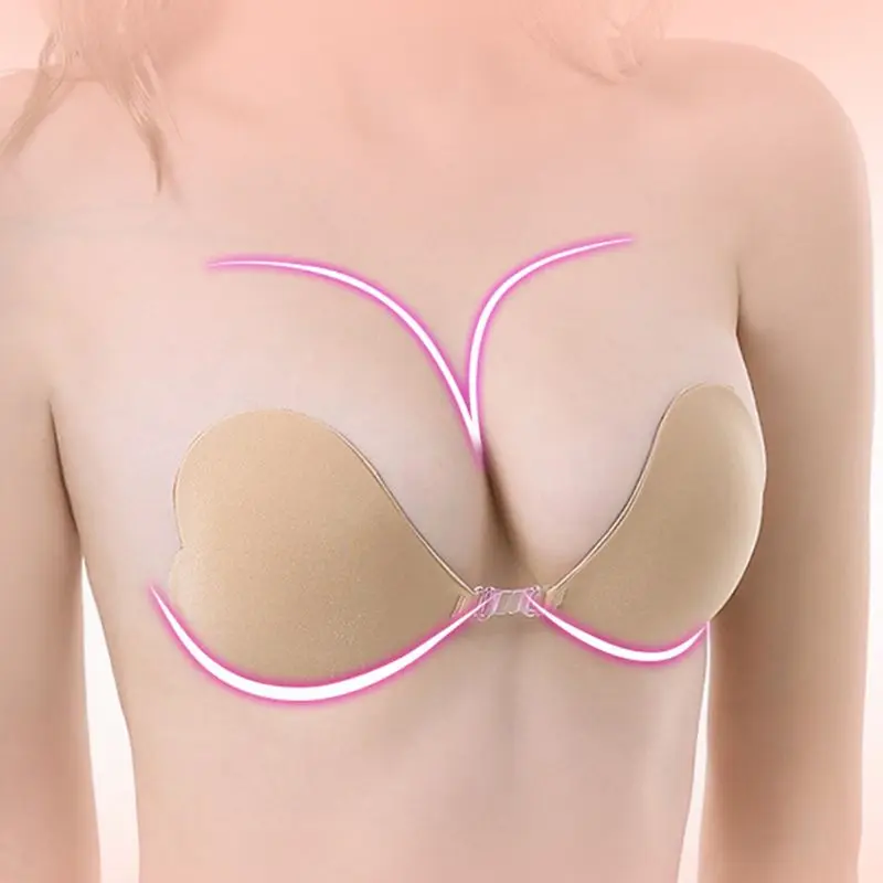 waterproof adhesive bra for swimming