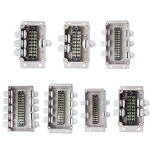 ABS водонепроницаемые распределительные коробки наружное распределительное соединение внутренний короб для мониторинга Электрический забор чехол с кабельными сальниками