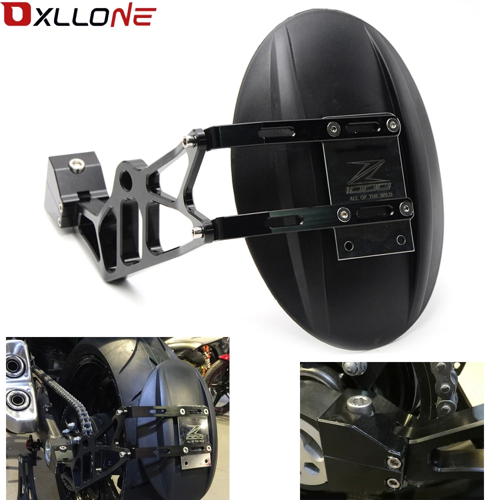 

For Z1000 Z 1000 Z1000SX CNC Motorcycle Accessories rear fender bracket motorbike mudguard For KAWASAKI Z1000 Z1000SX 2010-2016