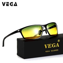 Солнцезащитные очки VEGA из алюминиево-магниевого сплава для вождения, ночное видение HD, очки для вождения, линзы Polaroid 2179B