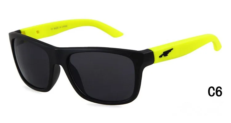 Солнцезащитные очки для мужчин и женщин, для вождения, квадратная оправа, солнцезащитные очки, мужские очки, UV400, gafas de sol de los hombres okulary oculos masculino - Цвет линз: C6