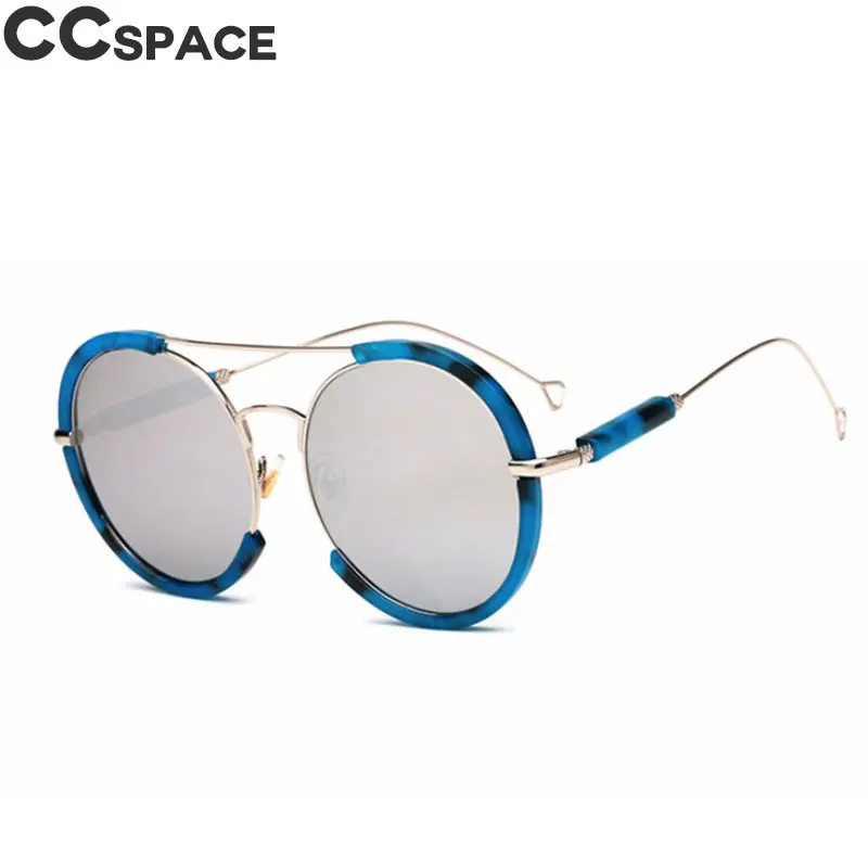 Стимпанк Круглые ретро солнцезащитные очки для мужчин и женщин Модные Оттенки UV400 Винтажные очки Oculos 47885
